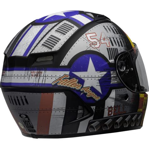 The face shield/visor of this helmet is probably one of the best things about it. Bell Qualifier DLX MIPS Devil May Care Motorcycle Helmet ...