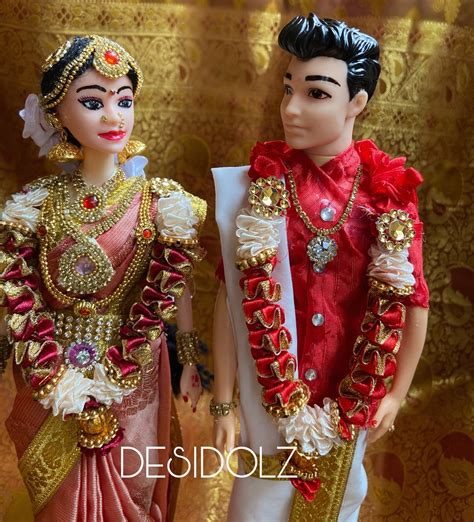 Wedding Doll Indian Wedding Doll Wedding T Golu Dolls Etsy