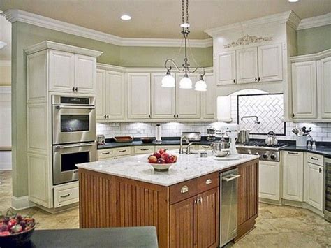 The owner did not want her kitchen pictured on the internet. kitchen cabinets how paint what color for walls with white ...