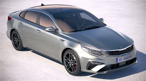 Kia Optima 2019 Modèle 3d 129 3ds C4d Fbx Lwo Ma Max Obj Free3d