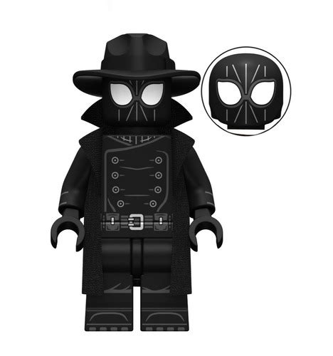 Custom Spider Man Noir Minifigs Minifigures Fit Lego