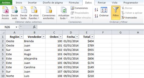 Cómo Usar Los Filtros En Excel • Excel Total