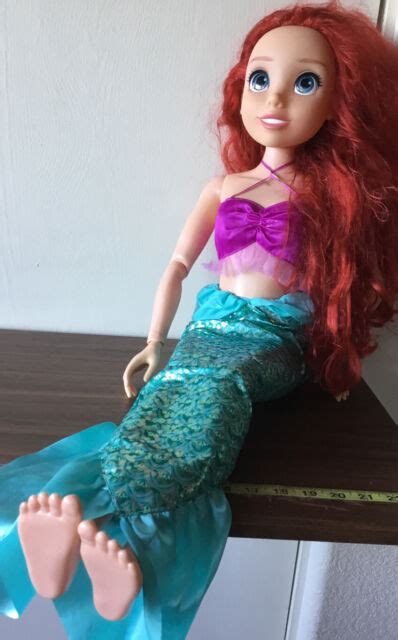 disney playdate princess ariel doll 32 tall my size little mermaid ebay