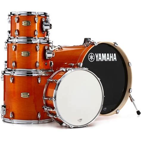 Yamaha Stage Custom Birch 5 Piece Acoustic Drum Set Full Package With