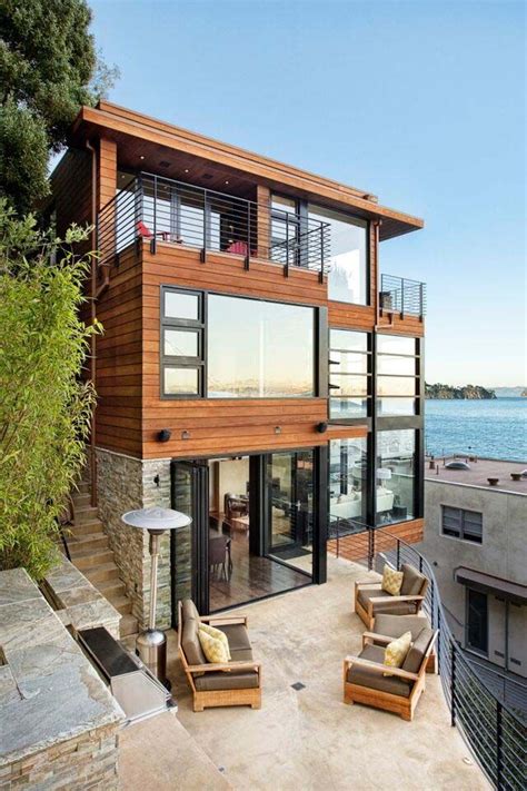 Cliff House Features Spectacular Walls Of Glass In Sausalito House Architecture Design