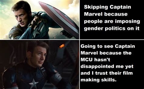 I'm giving it a chance, you? | Captain Marvel | Know Your Meme