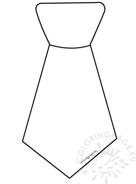 Necktie Coloring Page At Free Printable Colorings