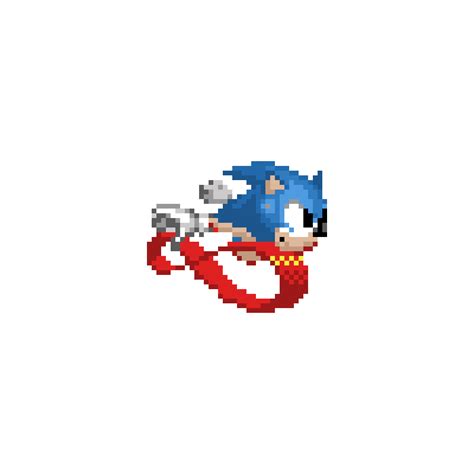 Pixilart Sonic Cd Running Animation By Auburnnie