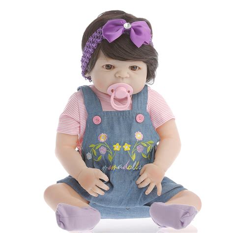 Buy Sanydoll Reborn Baby Doll Soft Silicone 22inch 55cm Magnetic Lovely