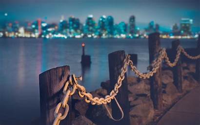 Skyline Wallpapers Casual Shore Night Skylines Chains