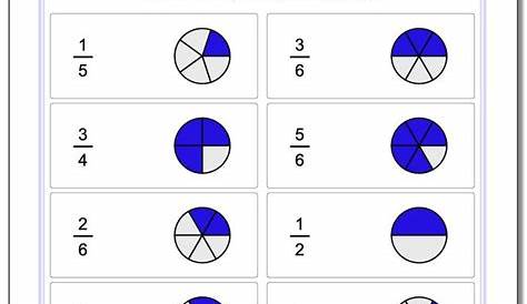 fraction easy kindergarten worksheet
