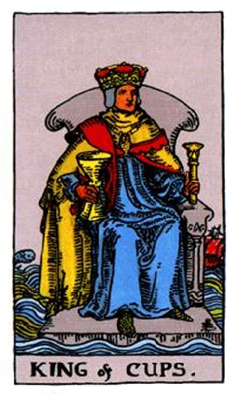 Fire, water, clouds, and rainbow, are equivalent to wands, cups, swords, and pentacles. Tarot Card Meanings (14 of Cups)