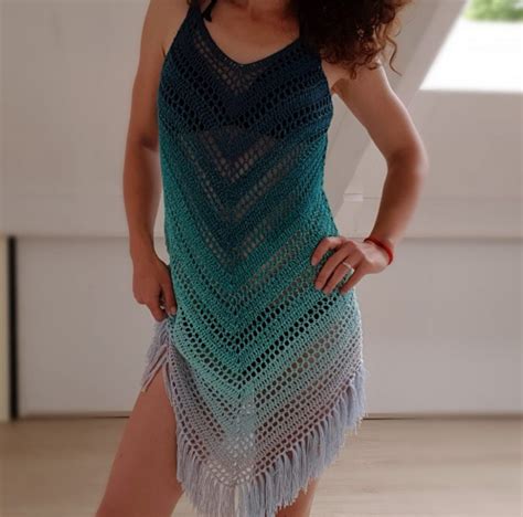 Crochet Beach Cover Up Dress Pattern