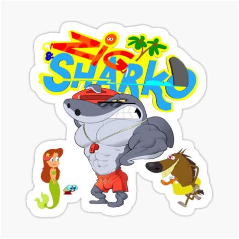 Zig And Sharko Sticker For Sale By Shawnamansion Redbubble