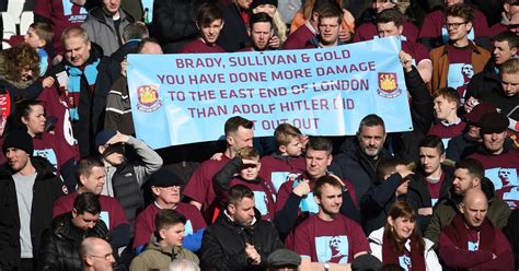 West Ham Fans Refuse To Be Intimidated By Hooligans As They Stage