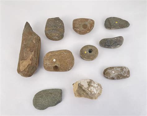 At Auction Ancient Native American Indian Nutting Stones