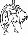 Libro para colorear del héroe de Batman para imprimir y en línea