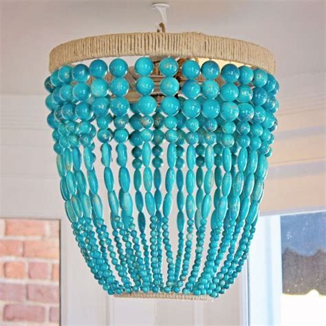 The Best Diy Turquoise Beaded Chandeliers