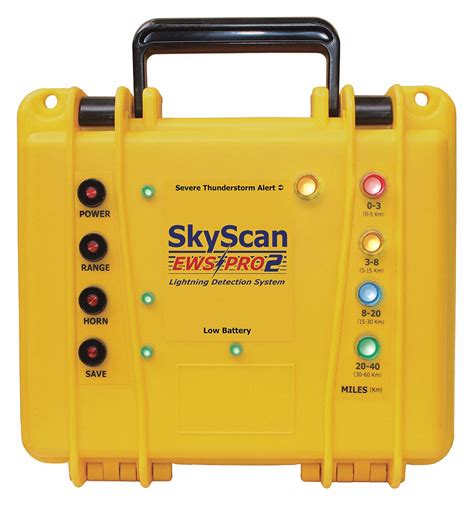 Skyscan Lightning Detector 0 To 3 Mi 3 To 8 Mi 8 To 20 Mi And 20 To