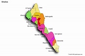 Mapa Del Estado De Sinaloa Con Municipios Mapas Para Descargar E - Vrogue