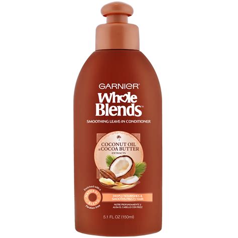 Garnier Whole Blends Leave-In Conditioner with Coconut Oil & Cocoa ...