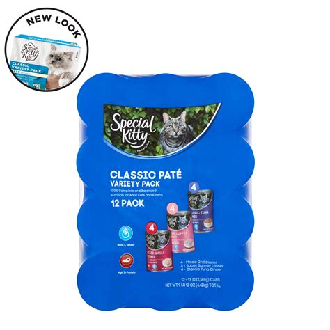 The liquid cat food found here are available in distinct pack sizes and. Special Kitty Classic Pate Premium Cat Food Variety Pack ...