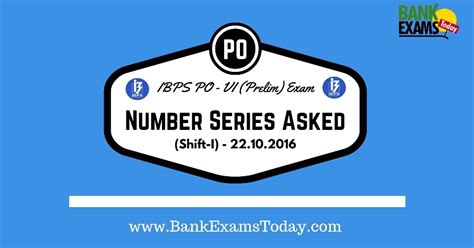 Number Series Asked In Ibps Po Vi Prelim Exam 2210
