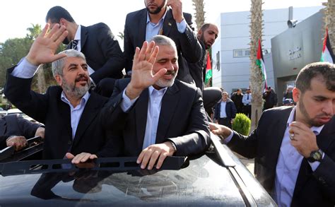 khaled meshal hamas leader makes first visit to gaza the new york times