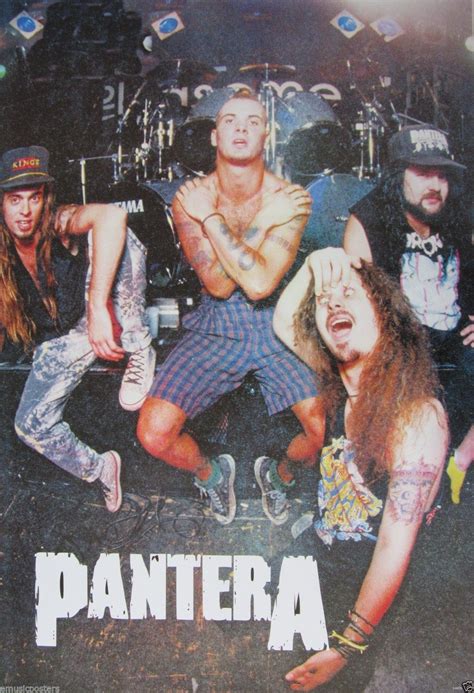 Pantera Band Artwork Posters Australian Concert Poster Heavy Metal