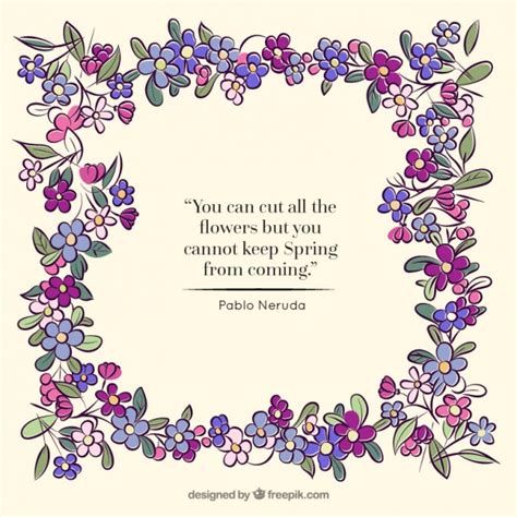 Don't forget to confirm subscription in your email. Floral frames and inspirational quote Vector | Premium ...