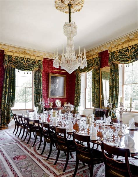 English Mansion Restoration Opulent Dining Room Scene Therapy