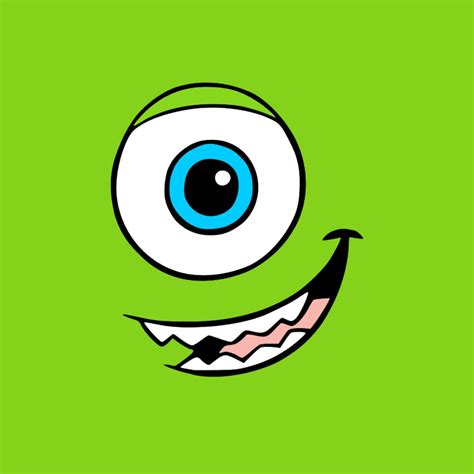 Mike Wazowski Svg Monsters Inc Svg Grouped And Layered Svg Etsy