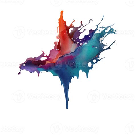 Free Watercolor Stain In Colorful 21179682 Png With Transparent Background