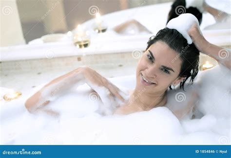 Bath In A Whirlpool Hot Tub Jacuzzi Stock Photo Image Of Fresh