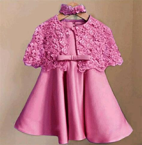 Gaun pesta brokat warna magenta. Model Baju Gaun Pesta Muslimah Anak Perempuan Umur 7 - 10 Tahun Bahan Brokat Princess 2020 ...