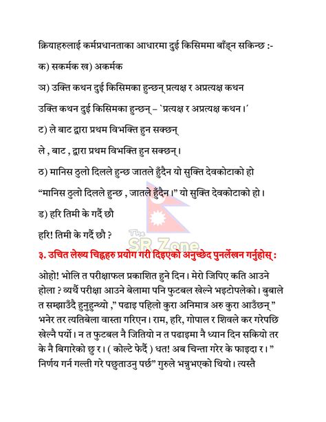 Sathi Lai Chithi Exercise Class 11 Nepali Unit 5 Questions Answers