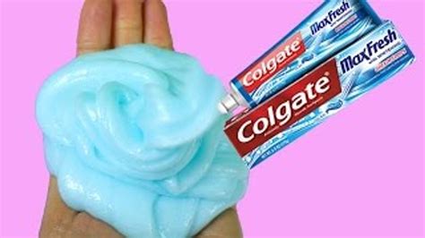 How To Make Fluffy Slime Colgate Toothpaste Shaving Cream And Glue