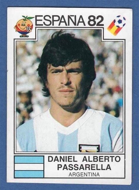 Daniel Alberto Passarella Argentina España 82 World Cup Sticker 170 World Cup Argentina