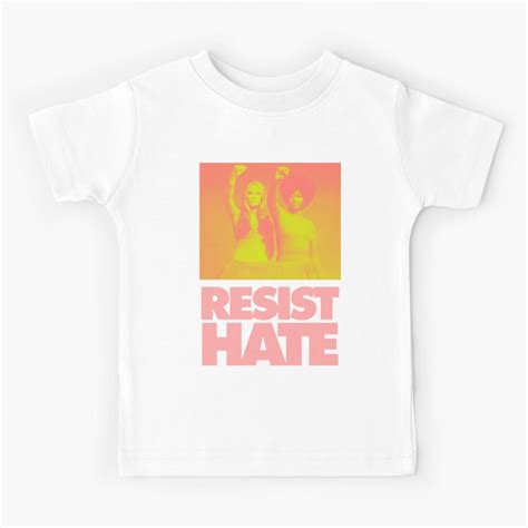 Resist Hate Gloria Steinem And Dorothy Pitman Hughes Kids T Shirt