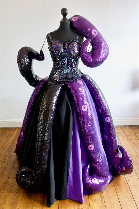 Womens Ursula Sea Witch Inspired Costume For Halloween Etsy