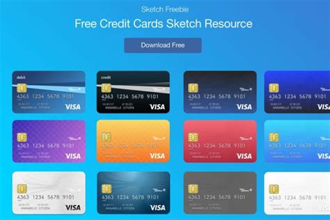Over 200 empty credit card numbers with cvv, security code and expiration date. Free Credit Cards Vector UI Sketch Template - Creativetacos