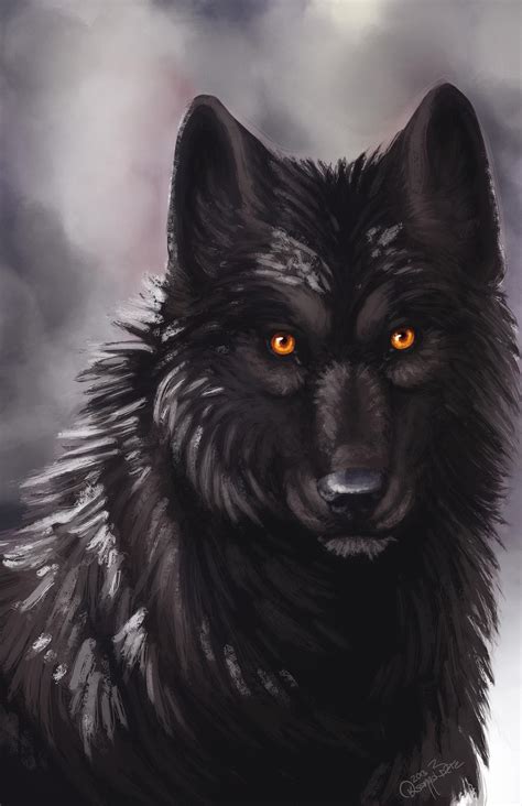 Black Wolf By Annasko On Deviantart