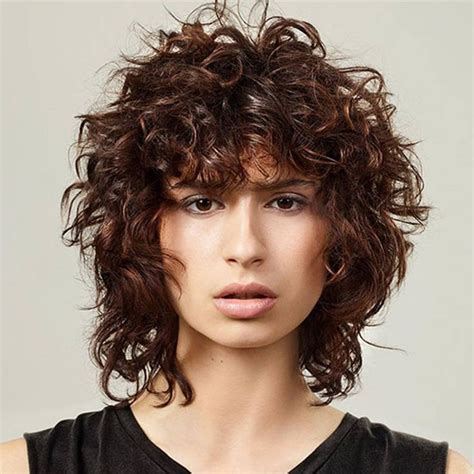 Women haircuts for short hair in 2019. photo of shaggy mullet androgynous haircut | Curly hair styles, Androgynous haircut, Curly hair ...