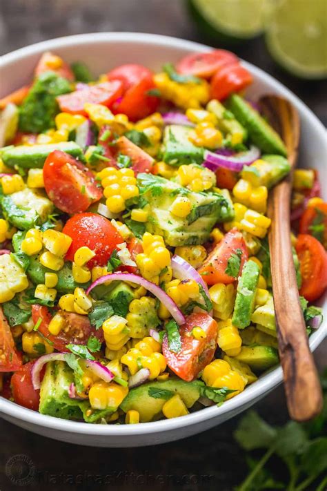 This Avocado Corn Salad Is A Bright And Feel Good Salad Loaded With