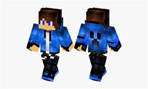 Cool Minecraft Skins Blue Free Transparent Png Download Pngkey
