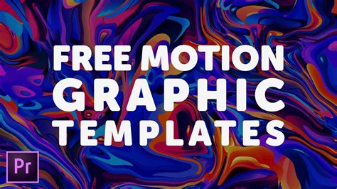 Where To Get Free Motion Graphic Templates For Premiere Pro Youtube