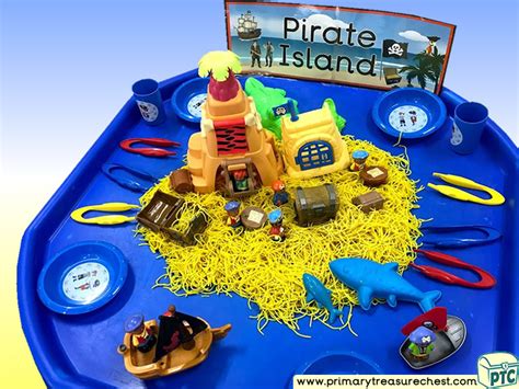 Pirates Pirate Island Themed Small World Multi Sensory Spaghetti