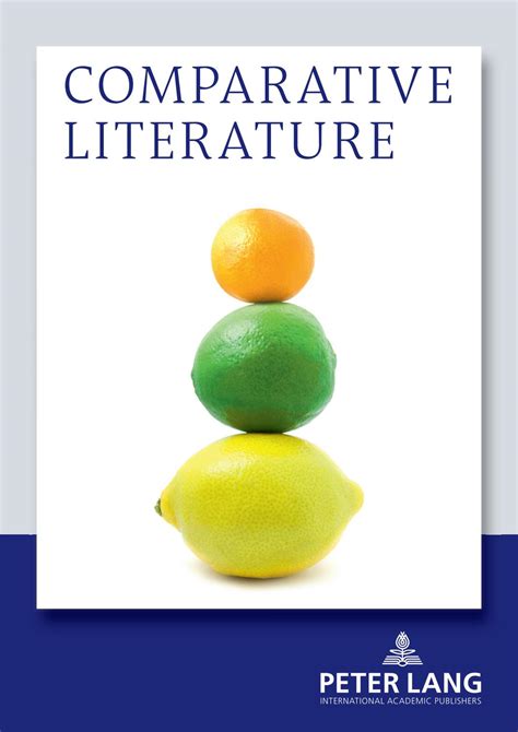 Comparative Literature Catalogue 2016 by Peter Lang Publishing Group ...