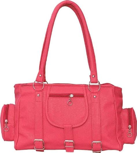 Buy Stella Laura Womens Faux Leather Handbag Slh10pk Pink At