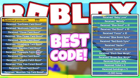 So to get this one going, below are a list of currently active bee swarm simulator codes. Roblox Bee Swarm Simulator Youtube Get 5 000 Robux - Roblox All Promo Codes In 2019